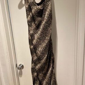 Leopard maxi dress